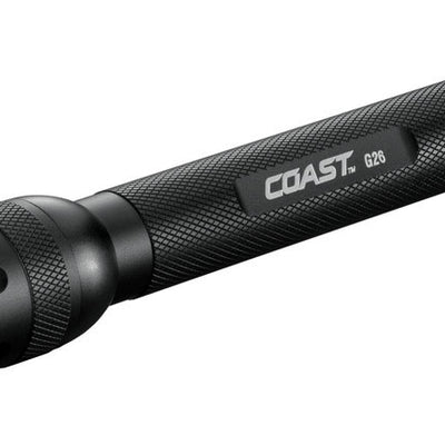 Coast G26 330 lm Silver LED Flashlight AA Battery