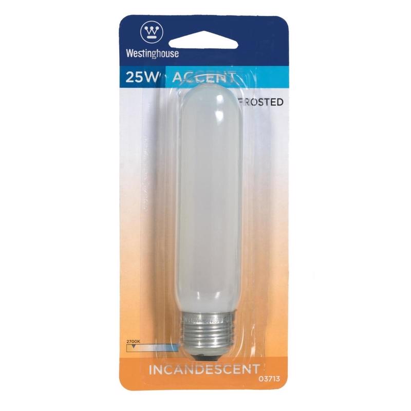 Westinghouse 25 W T10 Tubular Incandescent Bulb E26 (Medium) White