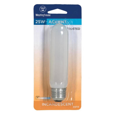 Westinghouse 25 W T10 Tubular Incandescent Bulb E26 (Medium) White