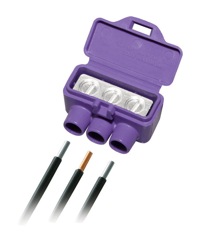 King Innovation AlumiConn Aluminium Wire Aluminum to Copper Lug Purple 10 pk