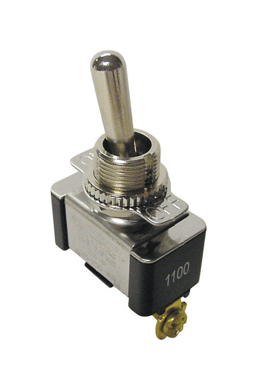 Gardner Bender 20 amps Single Pole Toggle Switch Black/Silver