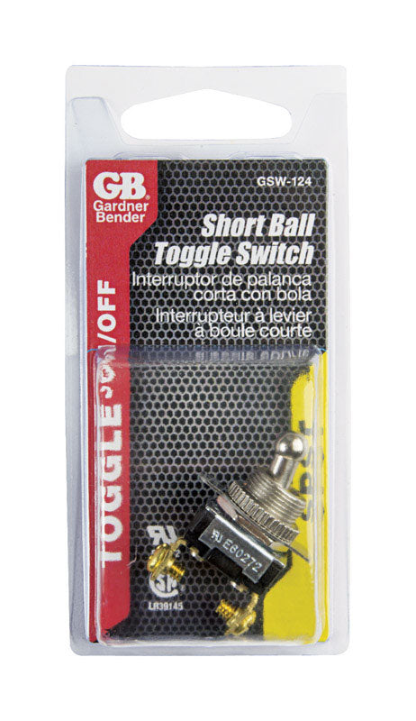 Gardner Bender 20 amps Single Pole Toggle Switch Silver
