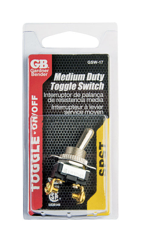 Gardner Bender 6 amps Toggle Switch Silver