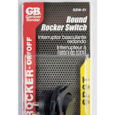 Gardner Bender 16 amps Rocker Switch Black/Red