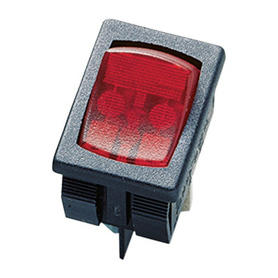 Gardner Bender 10 amps Rocker Switch Black/Red