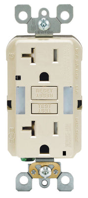 Leviton 20 amps 125 V Duplex Light Almond GFCI Outlet 5-20R