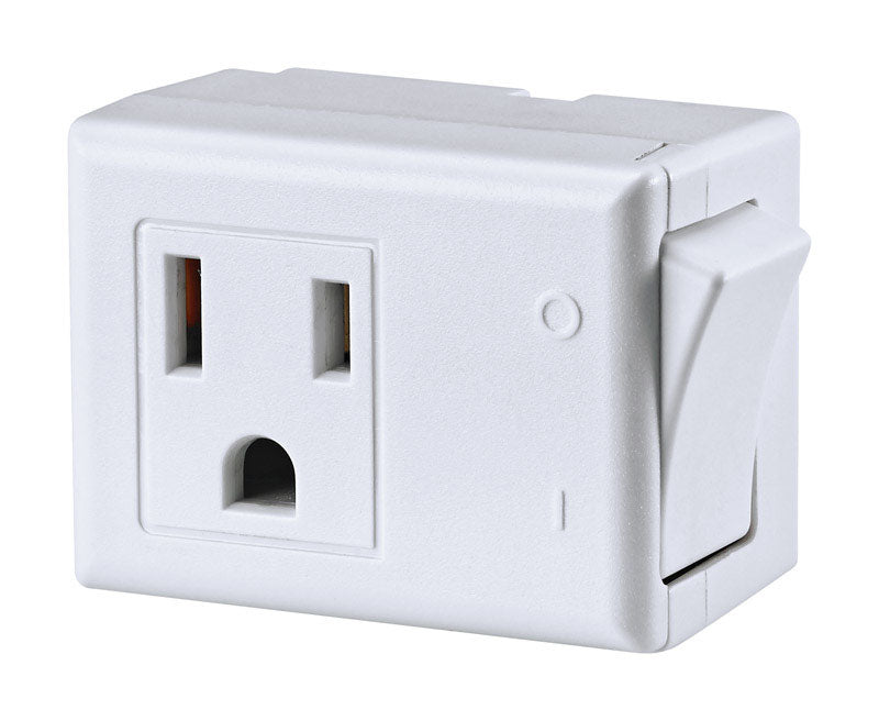 Leviton Grounded 1 outlets Switch Tap Adapter