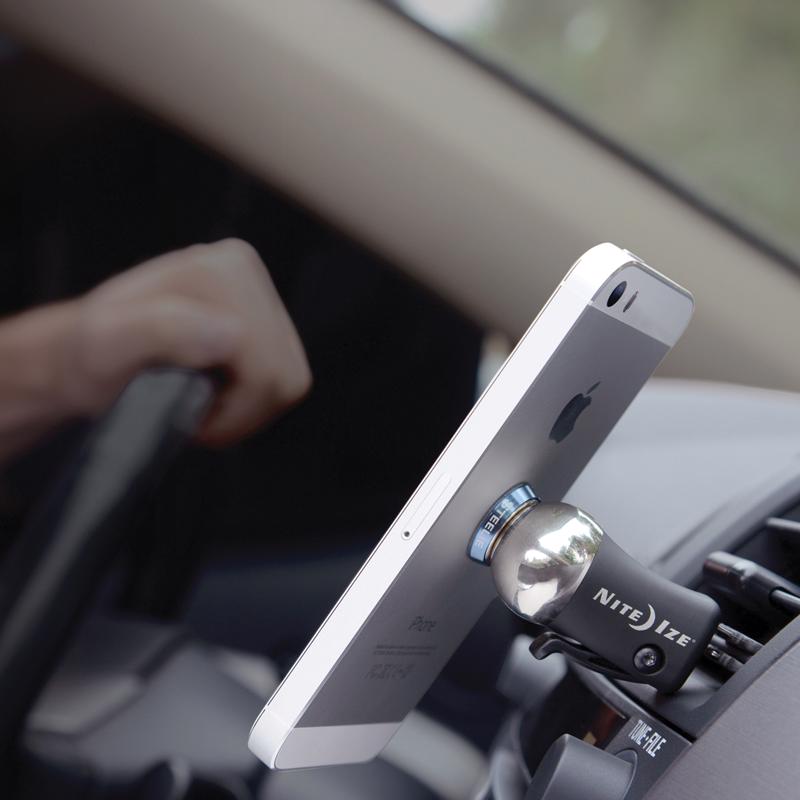 Nite Ize Steelie Black/Silver Cell Phone Car Vent Mount For Universal