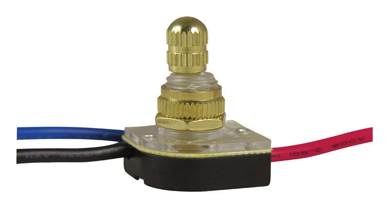 Gardner Bender 6 amps Rotary Switch Brass