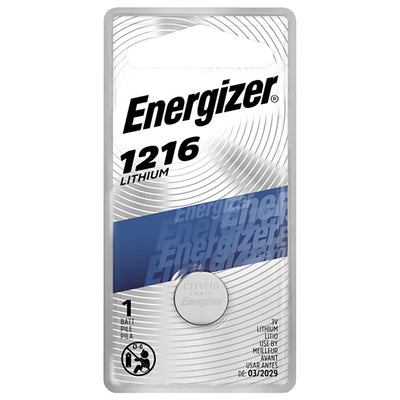 Energizer Lithium 1216 3 V Keyless Entry Battery