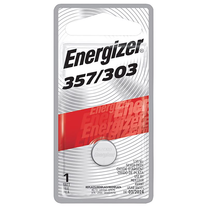 Energizer Silver Oxide 303/357 1.55 V 0.15 mAh Electronic/Watch Battery