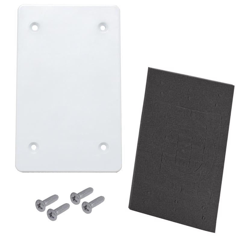 Sigma Electric Rectangle Plastic 1 gang 4.63 in. H X 2.87 in. W Flat Box Cover