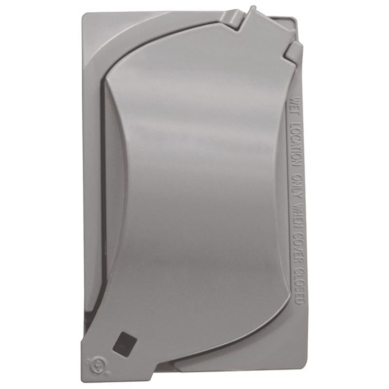 Sigma Electric Rectangle Plastic 1 gang 4.76 in. H X 3.01 in. W Universal Cover