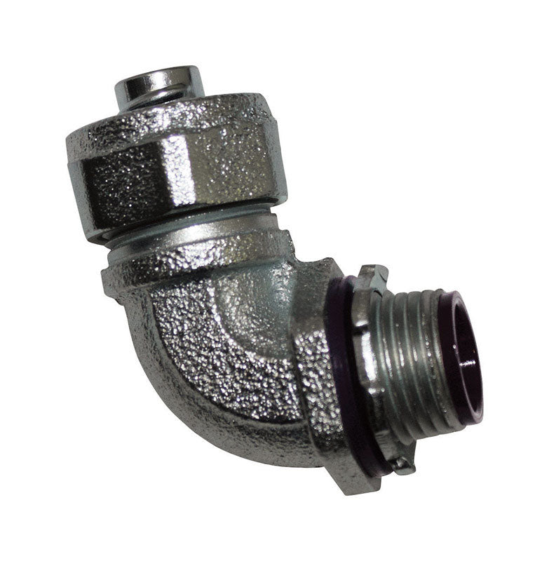 Sigma Electric ProConnex 3/4 in. D Zinc-Plated Iron 90 Degree Connector For Liquid Tight