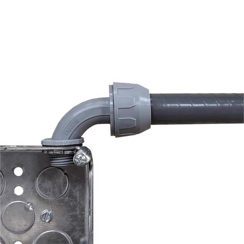 Sigma Electric ProConnex 1/2 in. D Plastic 90 Degree Connector For Liquid Tight