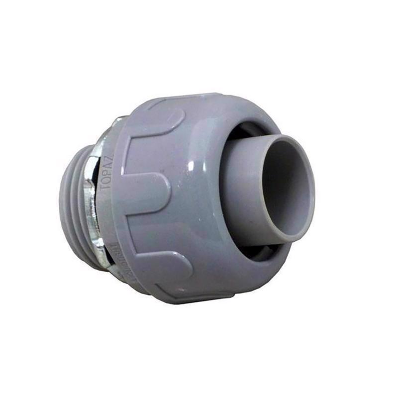 Sigma Electric ProConnex 1/2 in. D Plastic Straight Connector For Liquid Tight