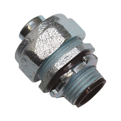 Sigma Electric ProConnex 1 in. D Zinc-Plated Iron Straight Connector For Liquid Tight