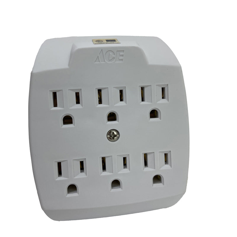 Projex Grounded 6 outlets Adapter