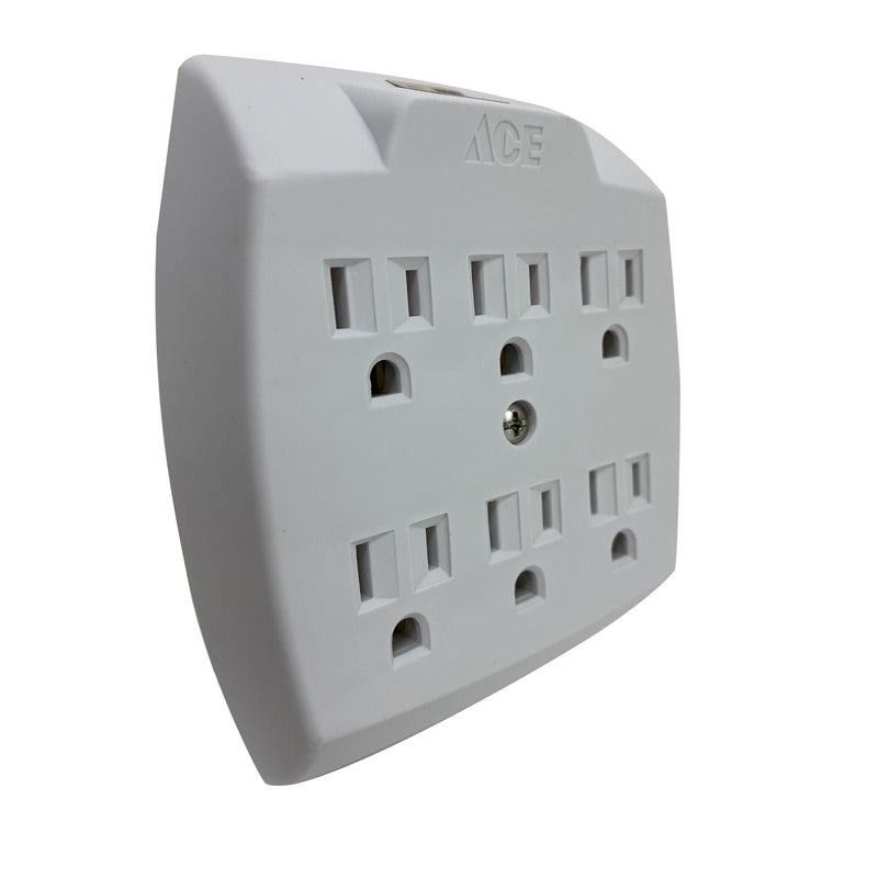 Projex Grounded 6 outlets Adapter