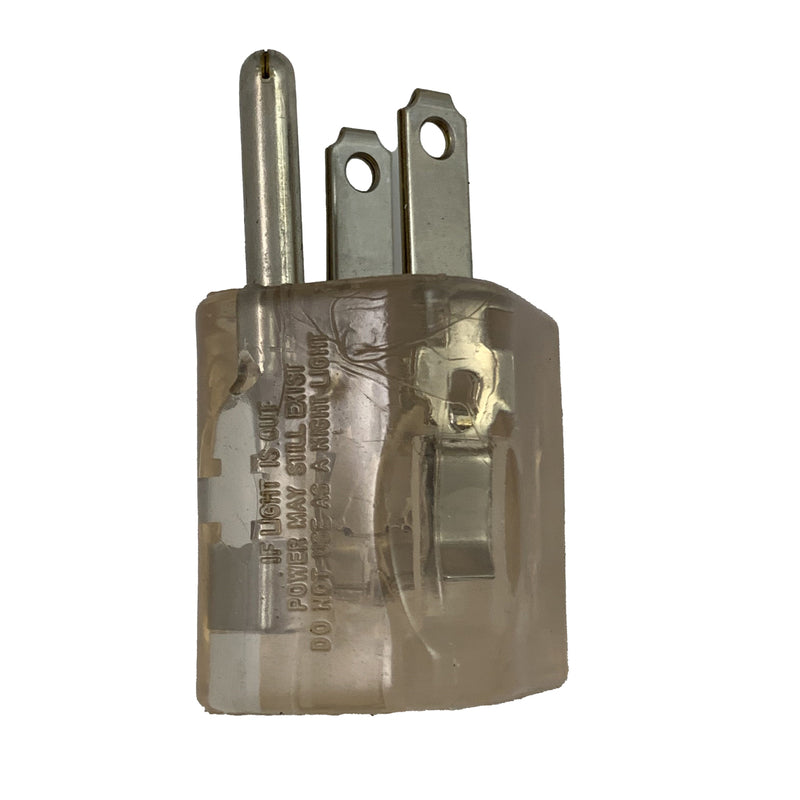 Projex Grounded 1 outlets Adapter w/Light
