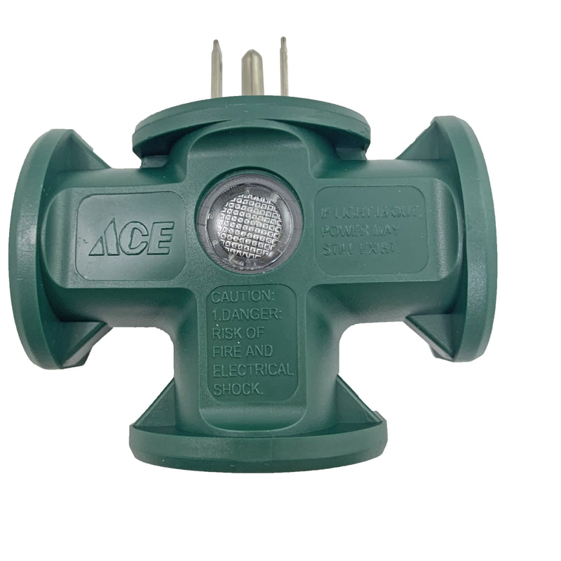Projex Grounded 3 outlets Triple Tap Adapter