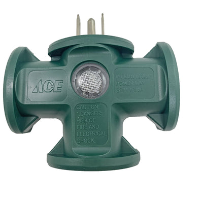 Projex Grounded 3 outlets Triple Tap Adapter
