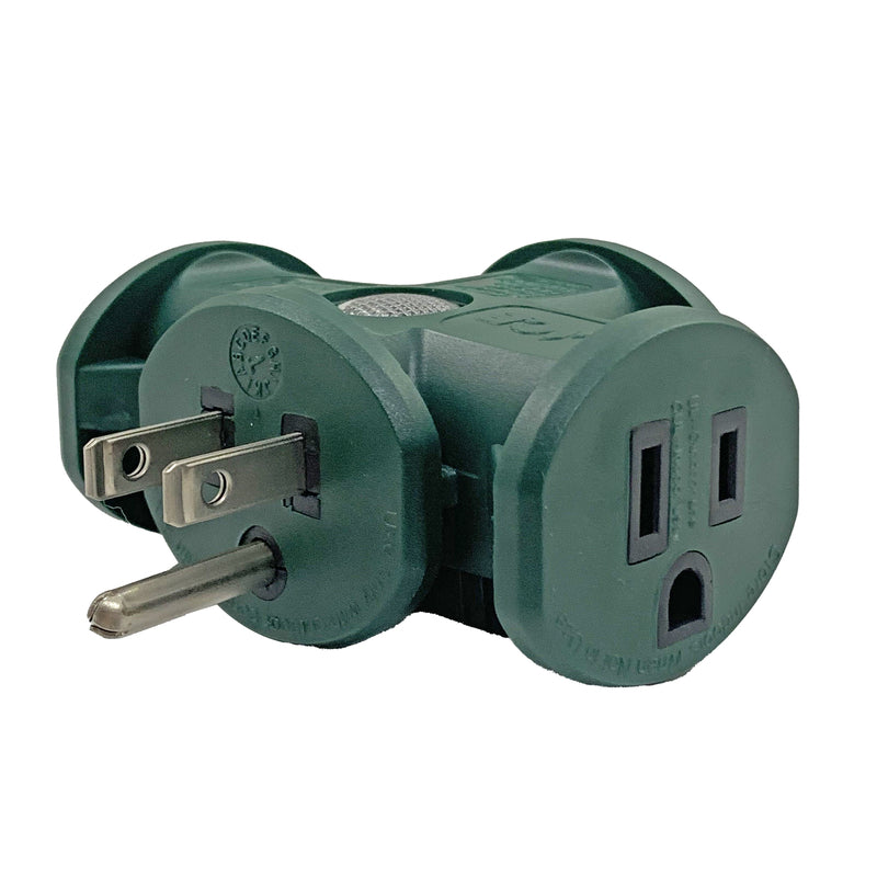 Projex Grounded 3 outlets Triple Tap Adapter