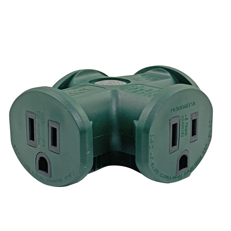 Projex Grounded 3 outlets Triple Tap Adapter