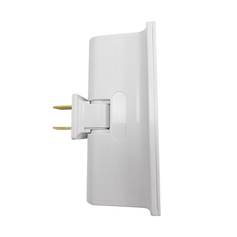Projex Grounded 3 outlets Swivel Tap Adapter