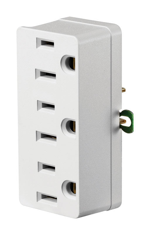 Leviton Grounded 3 outlets Outlet Adapter