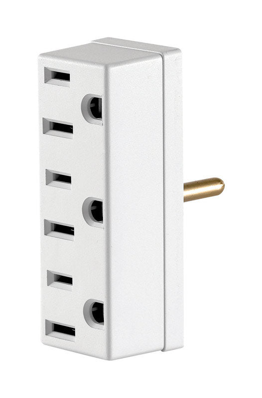 Leviton Grounded 3 outlets Outlet Adapter