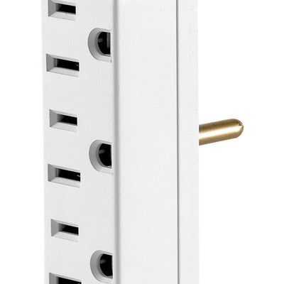 Leviton Grounded 3 outlets Outlet Adapter