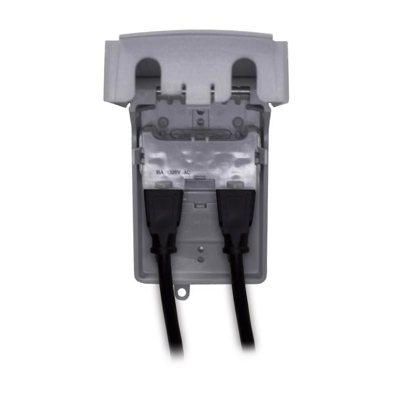 Sigma Engineered Solutions Slimline Rectangle Plastic 1 gang 5.51 in. H X 3.58 in. W In-Use Cover