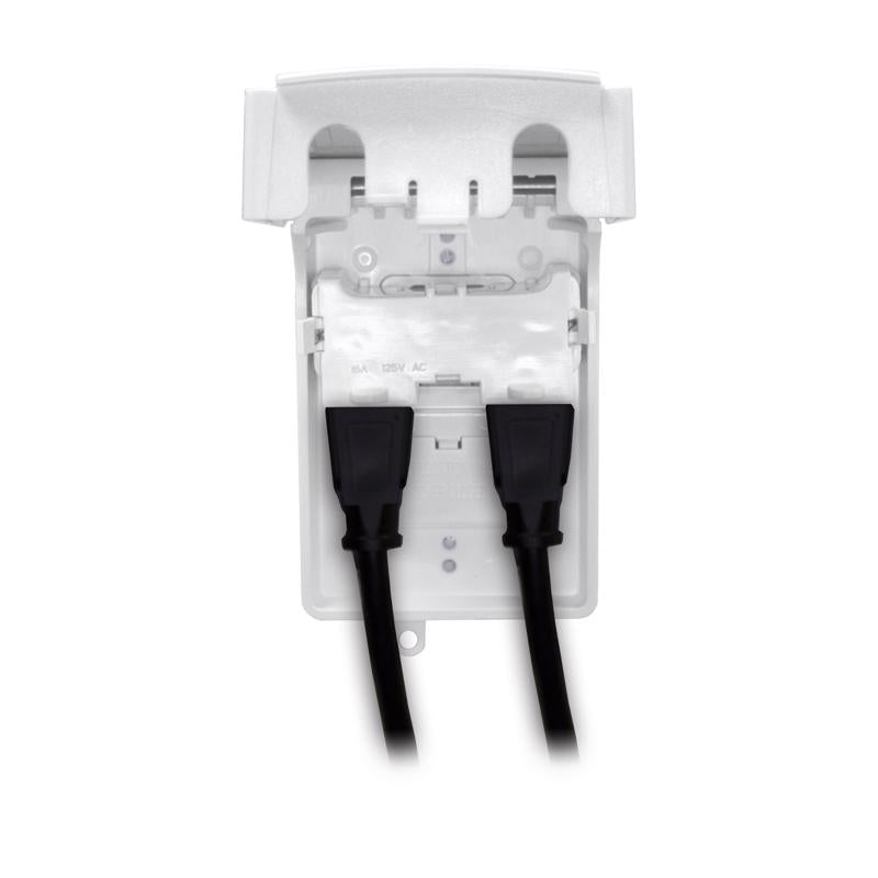 Sigma Electric Slimline Rectangle Plastic 1 gang 5.51 in. H X 3.58 in. W In-Use Cover