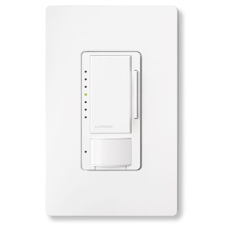 Lutron Maestro White 150 W Motion Sensor Dimmer Switch
