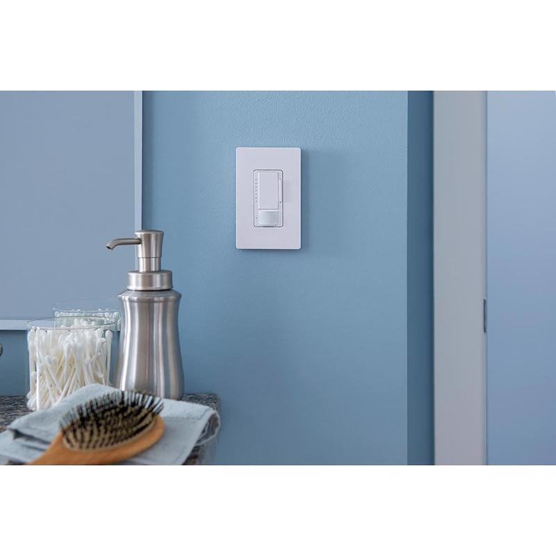 Lutron Maestro White 150 W Motion Sensor Dimmer Switch