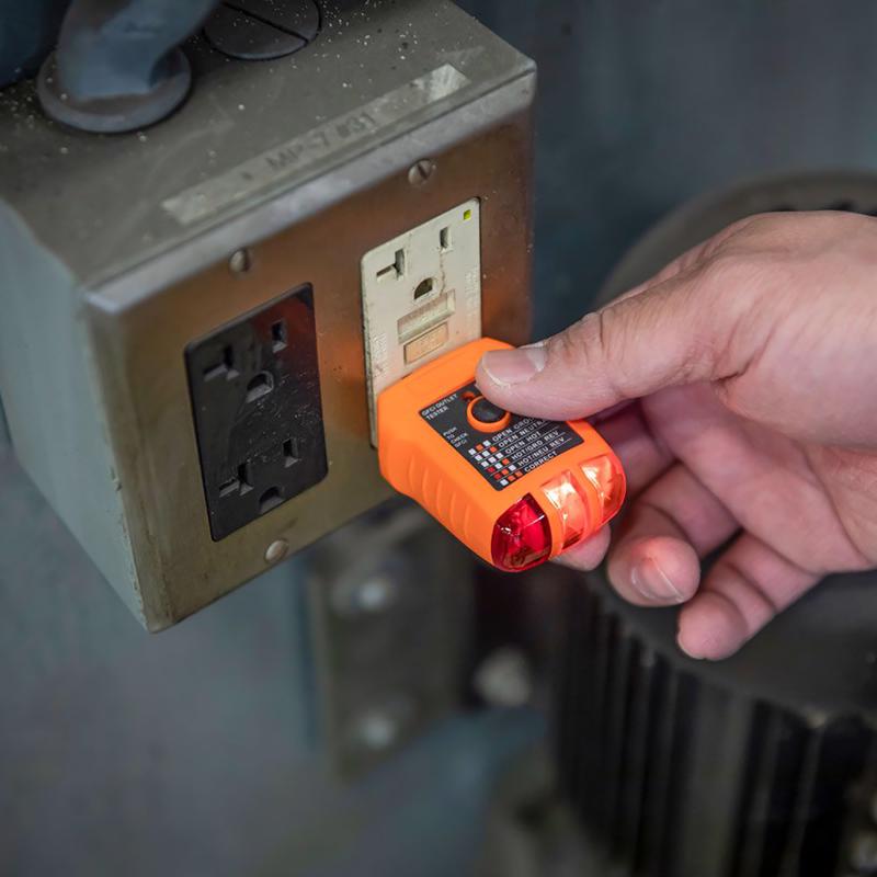 Klein Tools LED GFCI Receptacle Tester