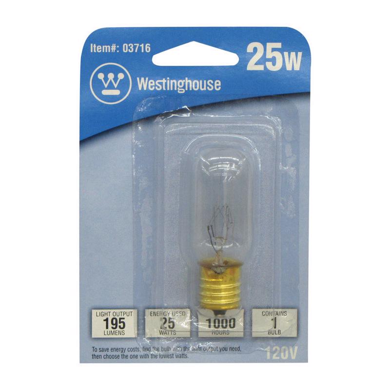Westinghouse 25 W T8 Tubular Incandescent Bulb E17 (Intermediate) Warm White
