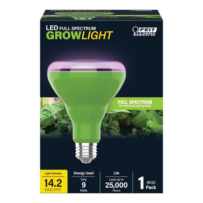 Feit BR30 E26 (Medium) LED Grow Light Sunlight 60 Watt Equivalence