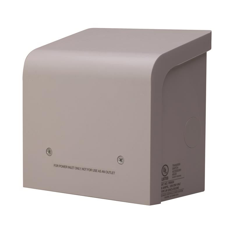 Reliance Controls 50 amps 120/240 V 1 space 1 circuits Surface Mount Power Inlet Box