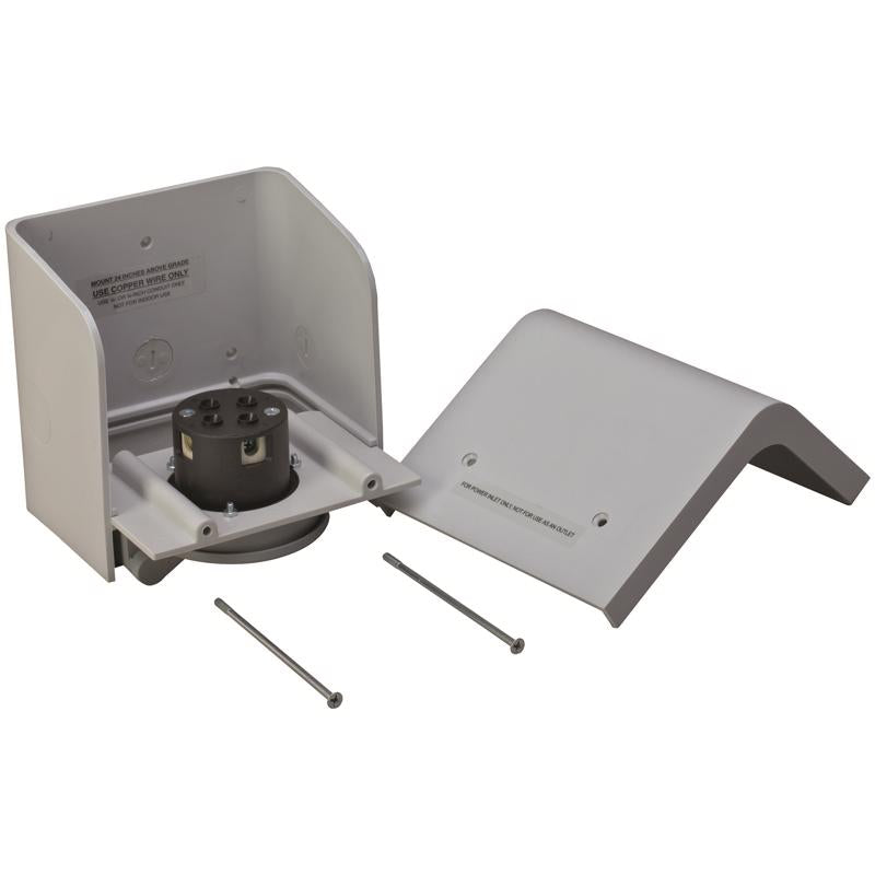 Reliance Controls 50 amps 120/240 V 1 space 1 circuits Surface Mount Power Inlet Box