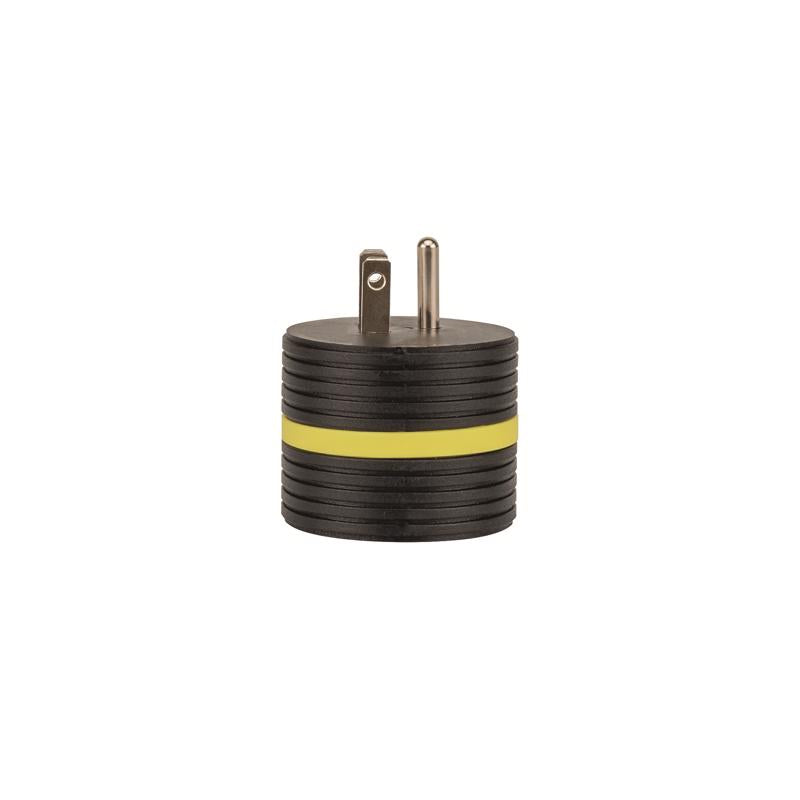 Reliance Controls Commercial and Residential Plastic Angle Blade Adapter Plug 5-15R 14 AWG 3 Wire