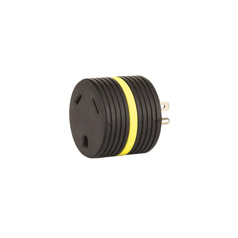 Reliance Controls Commercial and Residential Plastic Angle Blade Adapter Plug 5-15R 14 AWG 3 Wire
