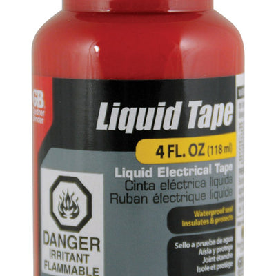 Gardner Bender Liquid Tape Red Rubber Liquid Electrical Tape 4 oz