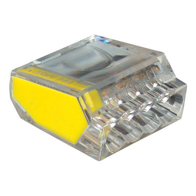 Gardner Bender PushGard 22-12 Ga. Copper Wire Wire Connector Yellow 10 pk
