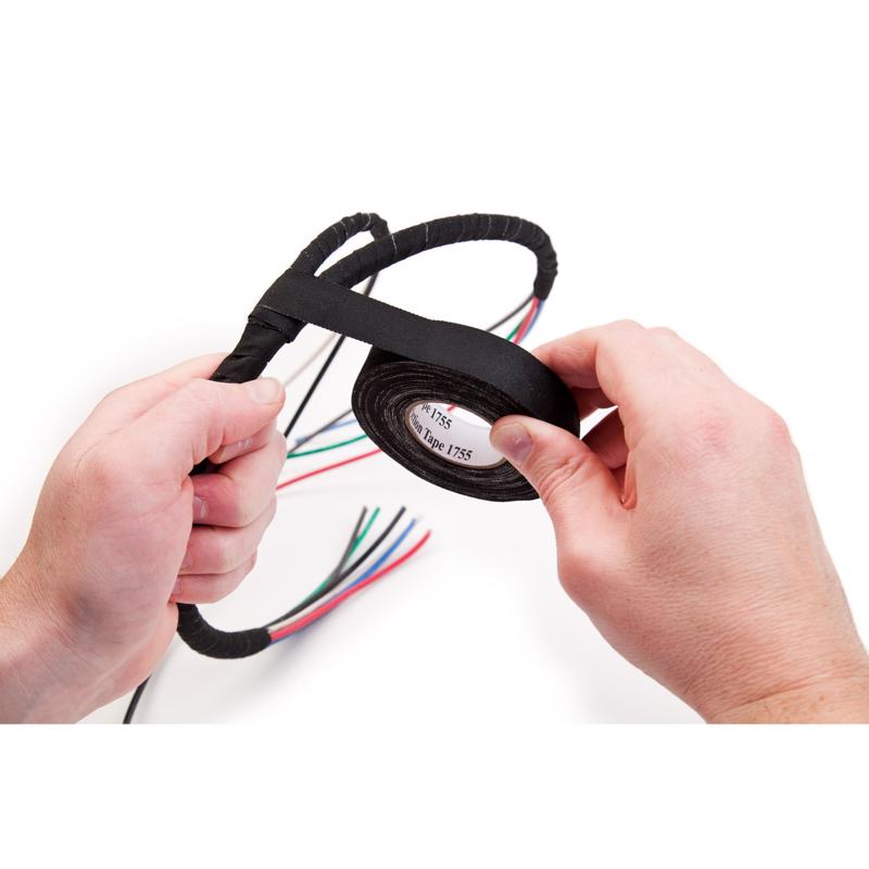 3M 0.708 in. W X 240 in. L Black Cotton Cloth Friction Tape