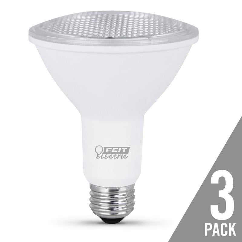 Feit PAR30 E26 (Medium) LED Bulb Warm White 75 Watt Equivalence 3 pk