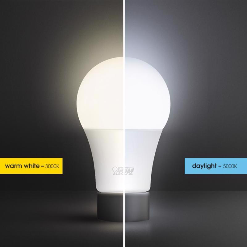 Feit A19 E26 (Medium) LED Bulb Soft White 60 Watt Equivalence 10 pk