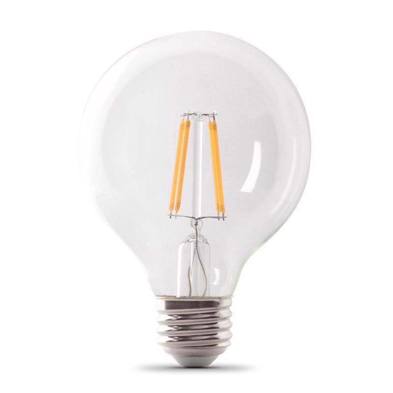 Feit G25 E26 (Medium) LED Bulb Soft White 40 Watt Equivalence