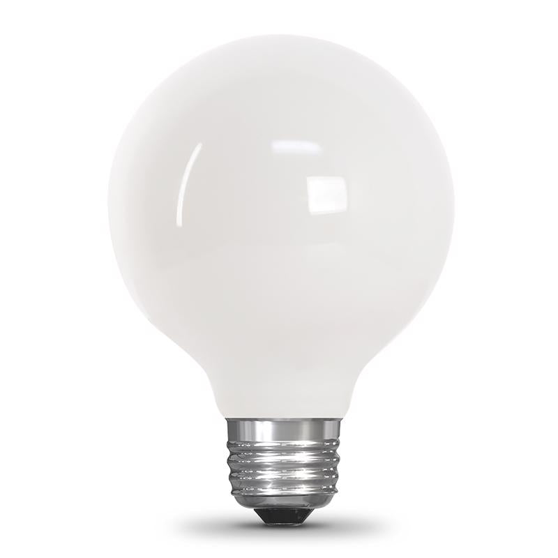 Feit G25 E26 (Medium) LED Bulb Soft White 40 Watt Equivalence